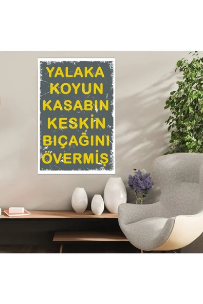 DURUSOY Ahşap Retro Mdf Poster , Komik Sözler , Duvar Yazıları , Manzara ,  Tarih , Edebiyat - Tbl0365