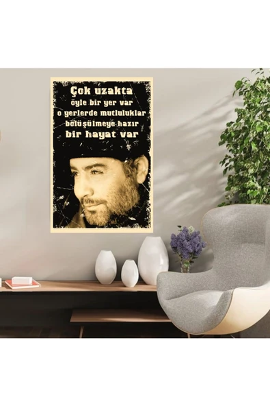 DURUSOY Ahşap Retro Mdf Poster , Komik Sözler , Duvar Yazıları , Manzara ,  Tarih , Edebiyat - Tbl0348 ürün görseli