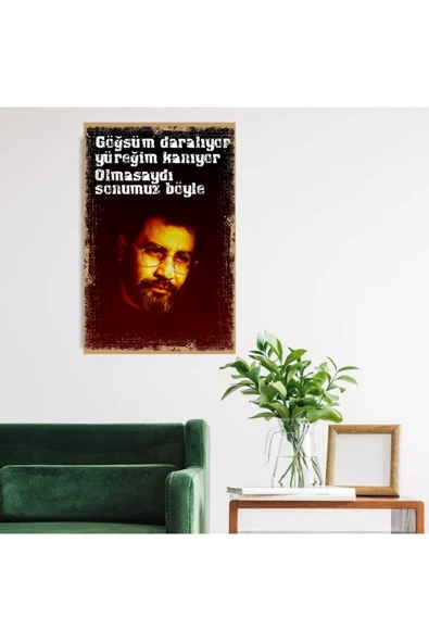 DURUSOY Ahşap Retro Mdf Poster , Komik Sözler , Duvar Yazıları , Manzara ,  Tarih , Edebiyat - Tbl0451 - 2