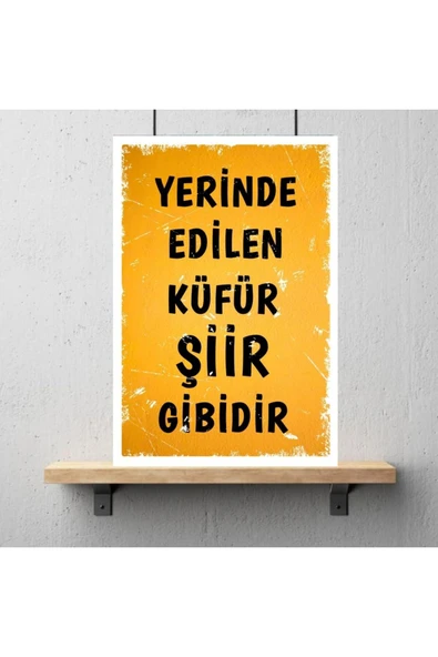 DURUSOY Ahşap Retro Mdf Poster , Komik Sözler , Duvar Yazıları , Manzara ,  Tarih , Edebiyat - Tbl0385 - Resim 3