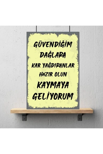 DURUSOY Ahşap Retro Mdf Poster , Komik Sözler , Duvar Yazıları , Manzara ,  Tarih , Edebiyat - Tbl0303 - Resim 3