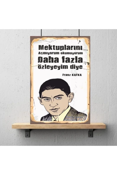 DURUSOY Ahşap Retro Mdf Poster , Komik Sözler , Duvar Yazıları , Manzara ,  Tarih , Edebiyat - Tbl0415 - Resim 3