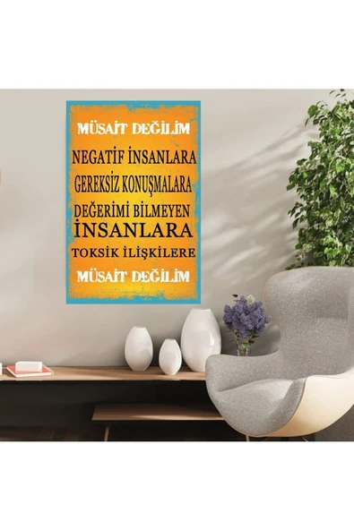 DURUSOY Ahşap Retro Mdf Poster , Komik Sözler , Duvar Yazıları , Manzara ,  Tarih , Edebiyat - Tbl0373