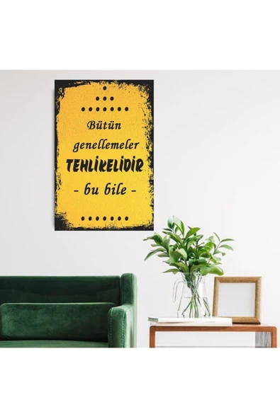 DURUSOY Ahşap Retro Mdf Poster , Komik Sözler , Duvar Yazıları , Manzara ,  Tarih , Edebiyat - Tbl0284 - Resim 2