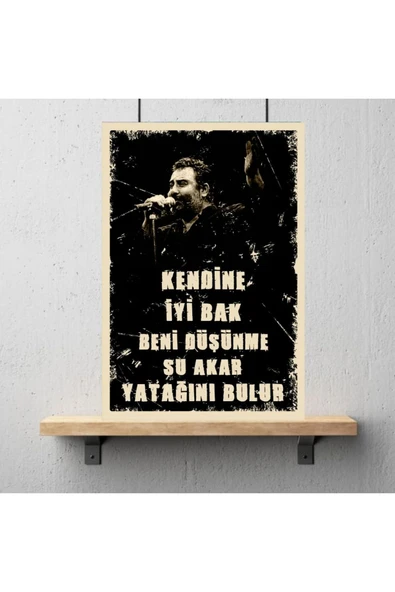 DURUSOY Ahşap Retro Mdf Poster , Komik Sözler , Duvar Yazıları , Manzara ,  Tarih , Edebiyat - Tbl346 - Resim 3