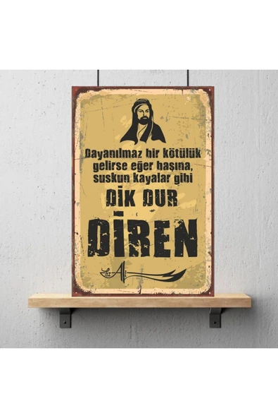 DURUSOY Ahşap Retro Mdf Poster , Komik Sözler , Duvar Yazıları , Manzara ,  Tarih , Edebiyat - Tbl0413 - Resim 3