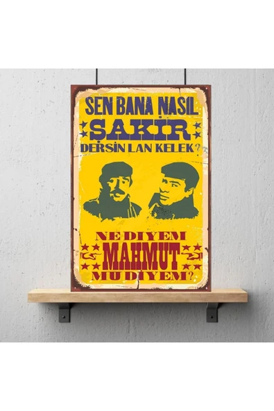 DURUSOY Ahşap Retro Mdf Poster , Komik Sözler , Duvar Yazıları , Manzara ,  Tarih , Edebiyat - Tbl0421 - Resim 3