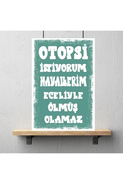 DURUSOY Ahşap Retro Mdf Poster , Komik Sözler , Duvar Yazıları , Manzara ,  Tarih , Edebiyat - Tbl0305 - Resim 3