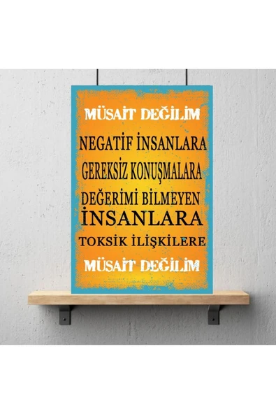 DURUSOY Ahşap Retro Mdf Poster , Komik Sözler , Duvar Yazıları , Manzara ,  Tarih , Edebiyat - Tbl0373 - Resim 3