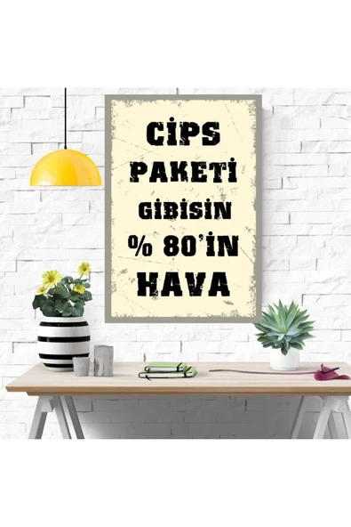DURUSOY Ahşap Retro Mdf Poster , Komik Sözler , Duvar Yazıları , Manzara ,  Tarih , Edebiyat - Tbl0300 - 4