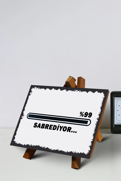 Tulpar MASA ÜSTÜ TABLO SABREDİYOR 13X13 CM ürün görseli