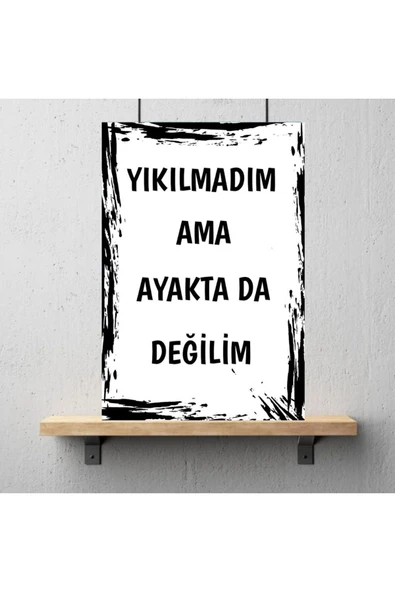 DURUSOY Ahşap Retro Mdf Poster , Komik Sözler , Duvar Yazıları , Manzara ,  Tarih , Edebiyat - Tbl0335 - 3