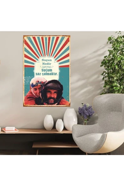 DURUSOY Ahşap Retro Mdf Poster , Komik Sözler , Duvar Yazıları , Manzara ,  Tarih , Edebiyat - Tbl0408 - 1
