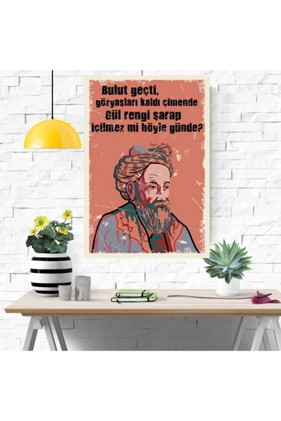 DURUSOY Ahşap Retro Mdf Poster , Komik Sözler , Duvar Yazıları , Manzara ,  Tarih , Edebiyat - Tbl0338 - Resim 4