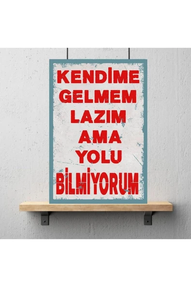 DURUSOY Ahşap Retro Mdf Poster , Komik Sözler , Duvar Yazıları , Manzara ,  Tarih , Edebiyat - Tbl0370 - Resim 3