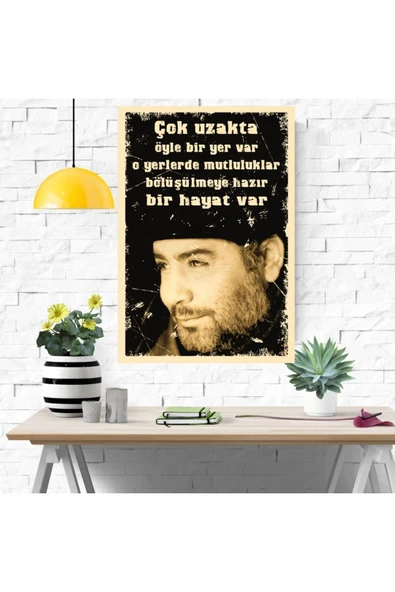 DURUSOY Ahşap Retro Mdf Poster , Komik Sözler , Duvar Yazıları , Manzara ,  Tarih , Edebiyat - Tbl0348 - Resim 4