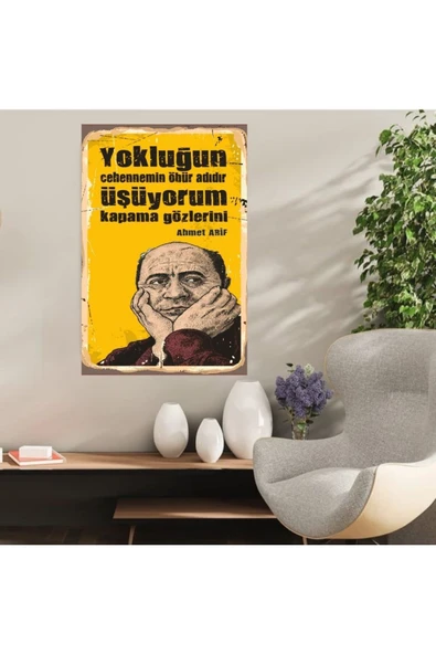 DURUSOY Ahşap Retro Mdf Poster , Komik Sözler , Duvar Yazıları , Manzara ,  Tarih , Edebiyat - Tbl0426 ürün görseli