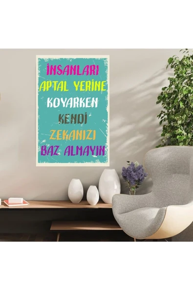 DURUSOY Ahşap Retro Mdf Poster , Komik Sözler , Duvar Yazıları , Manzara ,  Tarih , Edebiyat - Tbl0329 ürün görseli