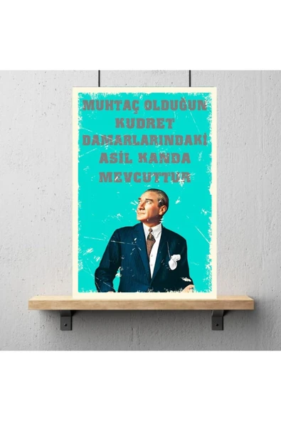 DURUSOY Ahşap Retro Mdf Poster , Komik Sözler , Duvar Yazıları , Manzara ,  Tarih , Edebiyat - Tbl0357 - 3