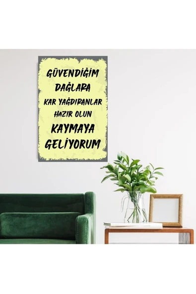 DURUSOY Ahşap Retro Mdf Poster , Komik Sözler , Duvar Yazıları , Manzara ,  Tarih , Edebiyat - Tbl0303 - Resim 2