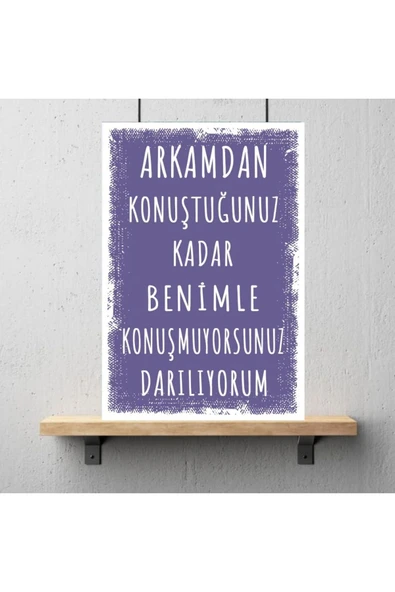 DURUSOY Ahşap Retro Mdf Poster , Komik Sözler , Duvar Yazıları , Manzara ,  Tarih , Edebiyat - Tbl0297 - Resim 3
