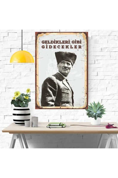 DURUSOY Ahşap Retro Mdf Poster , Komik Sözler , Duvar Yazıları , Manzara ,  Tarih , Edebiyat - Tbl0438 - Resim 4