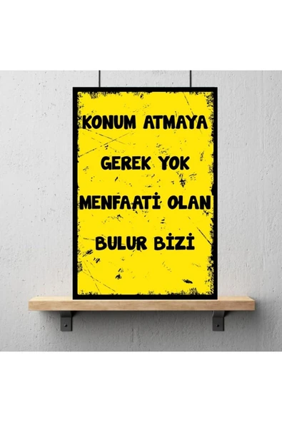 DURUSOY Ahşap Retro Mdf Poster , Komik Sözler , Duvar Yazıları , Manzara ,  Tarih , Edebiyat - Tbl0337 - Resim 3