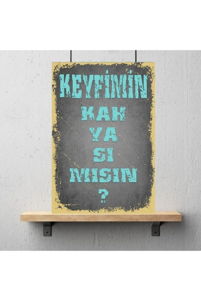 DURUSOY Ahşap Retro Mdf Poster , Komik Sözler , Duvar Yazıları , Manzara ,  Tarih , Edebiyat - Tbl0447 - 3