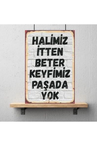 DURUSOY Ahşap Retro Mdf Poster , Komik Sözler , Duvar Yazıları , Manzara ,  Tarih , Edebiyat - Tbl0341 - Resim 3