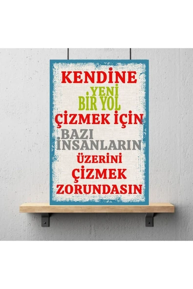 DURUSOY Ahşap Retro Mdf Poster , Komik Sözler , Duvar Yazıları , Manzara ,  Tarih , Edebiyat - Tbl0375 - Resim 3