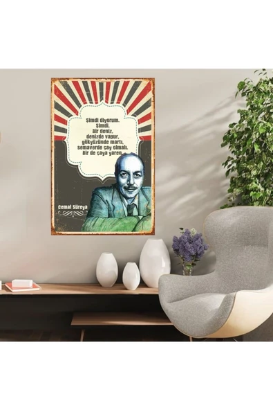 DURUSOY Ahşap Retro Mdf Poster , Komik Sözler , Duvar Yazıları , Manzara ,  Tarih , Edebiyat - Tbl0431 ürün görseli