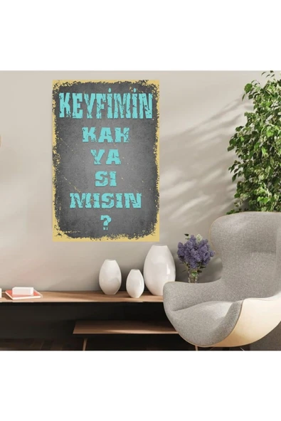 DURUSOY Ahşap Retro Mdf Poster , Komik Sözler , Duvar Yazıları , Manzara ,  Tarih , Edebiyat - Tbl0447