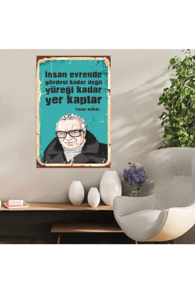 DURUSOY Ahşap Retro Mdf Poster , Komik Sözler , Duvar Yazıları , Manzara ,  Tarih , Edebiyat - Tbl0424