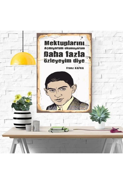 DURUSOY Ahşap Retro Mdf Poster , Komik Sözler , Duvar Yazıları , Manzara ,  Tarih , Edebiyat - Tbl0415 - Resim 4