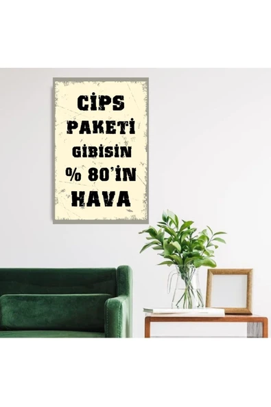 DURUSOY Ahşap Retro Mdf Poster , Komik Sözler , Duvar Yazıları , Manzara ,  Tarih , Edebiyat - Tbl0300 - 2