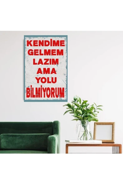 DURUSOY Ahşap Retro Mdf Poster , Komik Sözler , Duvar Yazıları , Manzara ,  Tarih , Edebiyat - Tbl0370 - Resim 2