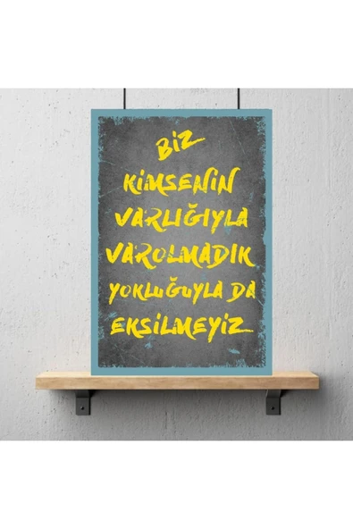 DURUSOY Ahşap Retro Mdf Poster , Komik Sözler , Duvar Yazıları , Manzara ,  Tarih , Edebiyat - Tbl0388 - Resim 3