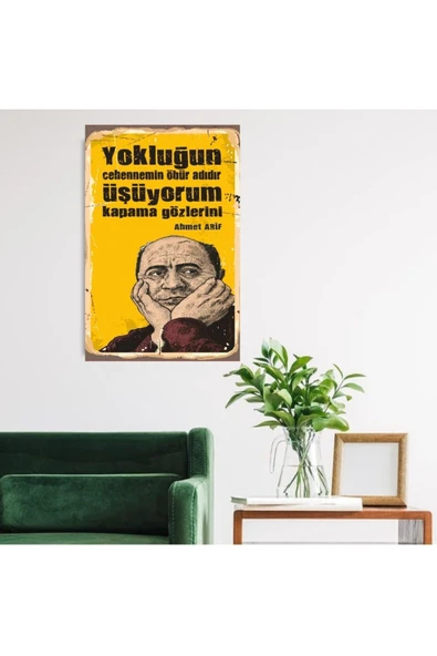 DURUSOY Ahşap Retro Mdf Poster , Komik Sözler , Duvar Yazıları , Manzara ,  Tarih , Edebiyat - Tbl0426 - Resim 2