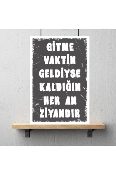 DURUSOY Ahşap Retro Mdf Poster , Komik Sözler , Duvar Yazıları , Manzara ,  Tarih , Edebiyat - Tbl0313 - 3