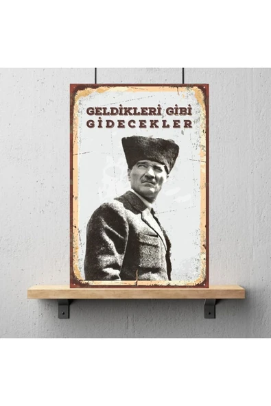 DURUSOY Ahşap Retro Mdf Poster , Komik Sözler , Duvar Yazıları , Manzara ,  Tarih , Edebiyat - Tbl0438 - Resim 3