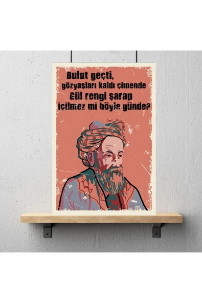 DURUSOY Ahşap Retro Mdf Poster , Komik Sözler , Duvar Yazıları , Manzara ,  Tarih , Edebiyat - Tbl0338 - Resim 3
