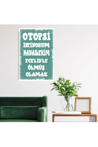 DURUSOY Ahşap Retro Mdf Poster , Komik Sözler , Duvar Yazıları , Manzara ,  Tarih , Edebiyat - Tbl0305 - Resim 2