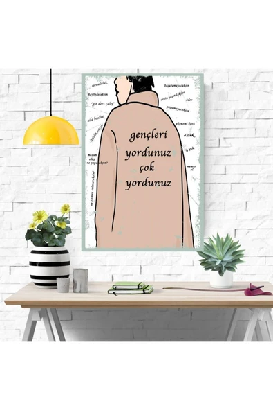 DURUSOY Ahşap Retro Mdf Poster , Komik Sözler , Duvar Yazıları , Manzara ,  Tarih , Edebiyat - Tbl0361 - Resim 4