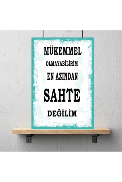 DURUSOY Ahşap Retro Mdf Poster , Komik Sözler , Duvar Yazıları , Manzara ,  Tarih , Edebiyat - Tbl0291 - Resim 3