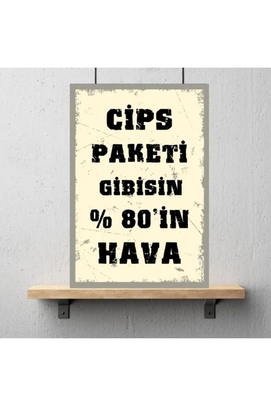DURUSOY Ahşap Retro Mdf Poster , Komik Sözler , Duvar Yazıları , Manzara ,  Tarih , Edebiyat - Tbl0300 - 3