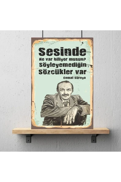 DURUSOY Ahşap Retro Mdf Poster , Komik Sözler , Duvar Yazıları , Manzara ,  Tarih , Edebiyat - Tbl0430 - Resim 3