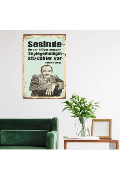 DURUSOY Ahşap Retro Mdf Poster , Komik Sözler , Duvar Yazıları , Manzara ,  Tarih , Edebiyat - Tbl0430 - Resim 2