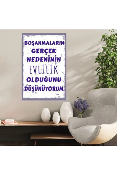 DURUSOY Ahşap Retro Mdf Poster , Komik Sözler , Duvar Yazıları , Manzara ,  Tarih , Edebiyat - Tbl0287 ürün görseli