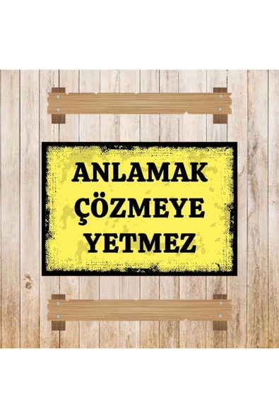 DURUSOY Ahşap Retro Mdf Poster , Komik Sözler , Duvar Yazıları , Manzara ,  Tarih , Edebiyat - Tbl0469 - Resim 3