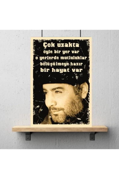 DURUSOY Ahşap Retro Mdf Poster , Komik Sözler , Duvar Yazıları , Manzara ,  Tarih , Edebiyat - Tbl0348 - Resim 3